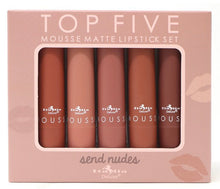 Load image into Gallery viewer, 5 colors - Matte Mouse Nudes Lipstick Set