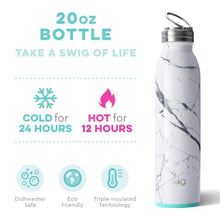 Load image into Gallery viewer, Marble Slab SWIG 20 oz Bottle