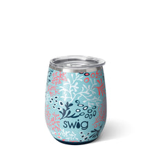 Load image into Gallery viewer, Sale! Coral Me Crazy SWIG 14oz Stemless Wine Cup