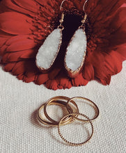 Load image into Gallery viewer, Kinsley Druzy Collection - Gold Ice Drop Earrings