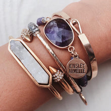 Load image into Gallery viewer, KINSLEY Spike Collection - Gold Bling Bracelet