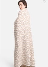 Load image into Gallery viewer, Sale! Cozy Cheetah Blanket Beige - 60x50