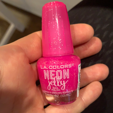 Load image into Gallery viewer, Glamingo Neon Jelly LA Colors Nail Polish
