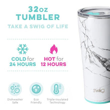 Load image into Gallery viewer, Marble Slab SWIG 32oz Tumbler