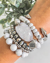 Load image into Gallery viewer, KINSLEY Stone Collection - Silver Pepper Bracelet S/M