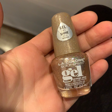 Load image into Gallery viewer, Giddy Shimmer Gel LA Colors Polish