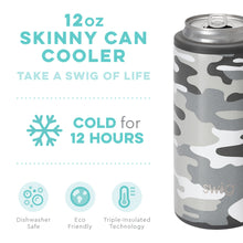 Load image into Gallery viewer, Sale! Incognito Camo SWIG Skinny Can Cooler 12oz