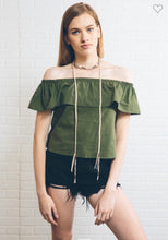 Load image into Gallery viewer, Crystal Bead Suede Tan Wrap Necklace