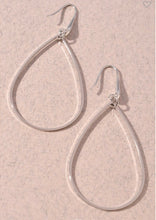 Load image into Gallery viewer, Silver Teardrop Earrings
