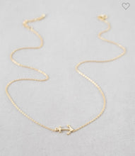 Load image into Gallery viewer, Sale! 24k Gold Anchor Necklace