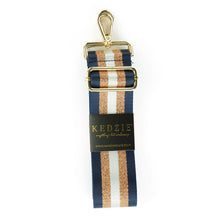 Load image into Gallery viewer, Kedzie Navy 24 Carat Interchangeable Bag Strap
