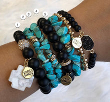 Load image into Gallery viewer, Kinsley Raven Druzy - Stone Collection Bracelet L/XL