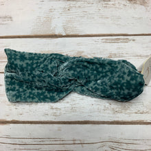 Load image into Gallery viewer, Mint Burnout Velvet Headband - SALE!