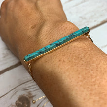 Load image into Gallery viewer, Turquoise Bar Bracelet