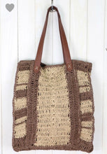 Load image into Gallery viewer, Straw Crochet Tote Bag - SALE!