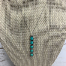 Load image into Gallery viewer, Sale! Sterling Silver Turquoise Pendant Necklace