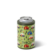 Load image into Gallery viewer, Sale! Happy Camper SWIG 12oz Combo Can and bottle Cooler