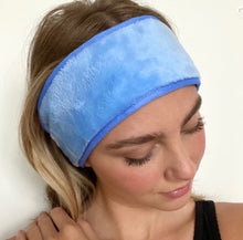 Load image into Gallery viewer, Periwinkle Microfiber Spa Headband