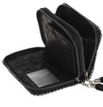 Load image into Gallery viewer, Sale! Black Double Chain Wallet 6079
