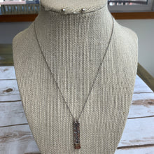 Load image into Gallery viewer, Blessed Bar Necklace W/Earrings