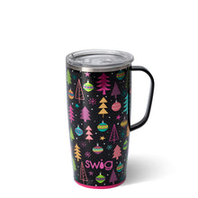 Load image into Gallery viewer, Merry &amp; Bright SWIG 22oz Travel Mug