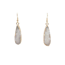 Load image into Gallery viewer, Kinsley Druzy Collection - Gold Ice Drop Earrings