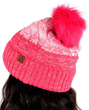 Load image into Gallery viewer, Pink Pom Beanie - SALE!