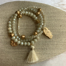 Load image into Gallery viewer, Ivory/Gold 3 Piece