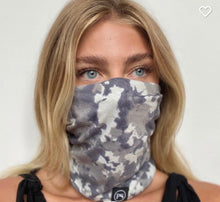 Load image into Gallery viewer, GREY TIE DYE Jersey Messy Bun Beanie