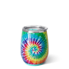 Load image into Gallery viewer, Sale! Swirled Peace SWIG 14oz Stemless Wine Cup