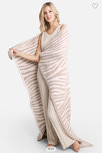 Load image into Gallery viewer, Cozy Zebra Blanket Beige/White - 60x50