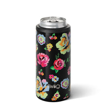 Load image into Gallery viewer, Sale! Fleur Noir SWIG 12oz Skinny Can Cooler