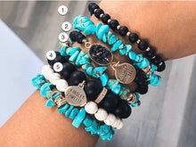 Load image into Gallery viewer, KINSLEY Cluster Turquoise Bracelet S/M