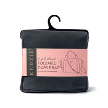 Load image into Gallery viewer, Sale! Black Kedzie Foldable Duffle Bag