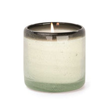 Load image into Gallery viewer, Sale! Candle Glass - Vanilla Rosa - 9 ounce bubble glass with black rim