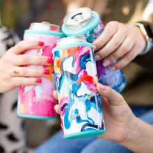Load image into Gallery viewer, Sale! Color Swirl SWIG Skinny Can Cooler 12oz