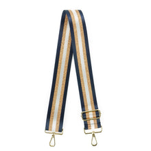 Load image into Gallery viewer, Kedzie Navy 24 Carat Interchangeable Bag Strap