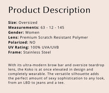 Load image into Gallery viewer, Sale! Koko Gold Brown Gradient Sunglasses - DIFF Eyewear