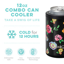 Load image into Gallery viewer, Sale! Fleur Noir SWIG 12oz Combo Can and Bottle Cooler