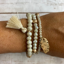 Load image into Gallery viewer, Ivory/Gold 3 Piece