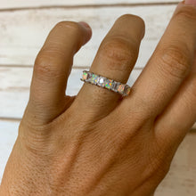 Load image into Gallery viewer, Sterling Silver Opal Ring Size 6