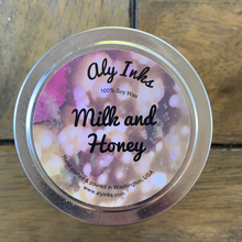 Load image into Gallery viewer, Mini Milk and Honey Soy Candle 4oz