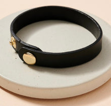 Load image into Gallery viewer, Leather Bracelet “I am enough”