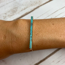Load image into Gallery viewer, Turquoise Bar Bracelet