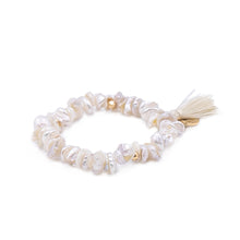 Load image into Gallery viewer, KINSLEY Tassel Collection - Opal Bracelet S/M