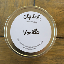 Load image into Gallery viewer, Sale! Vanilla Soy Candle 8oz
