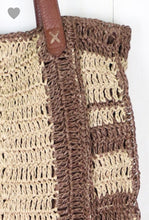 Load image into Gallery viewer, Straw Crochet Tote Bag - SALE!