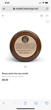 Load image into Gallery viewer, Bossy Pants Soy Candle