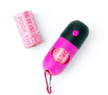 Load image into Gallery viewer, Poop, There It Is - 2 in 1 Flashlight and Doggie Bag Dispenser - Pink