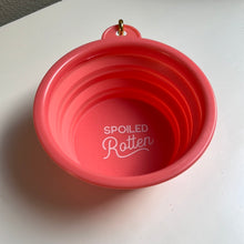 Load image into Gallery viewer, Spoiled rotten pop up dog bowl.